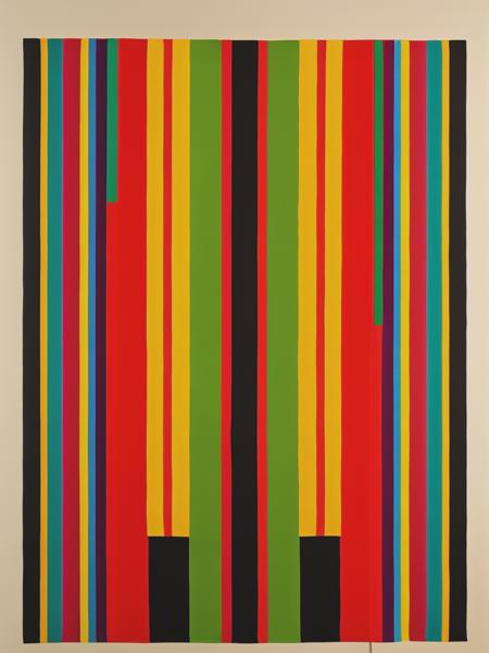 paul rand, alexander girard yaacov agam stylized symmetrical hieroglyphic style undulating flames of fire, neon colors, non representational, minimalist, flat, no photographic details, 1920x1080v 5