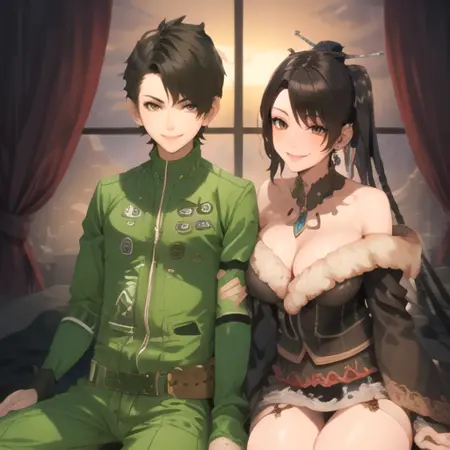 Nanashi x Lulu (Shin Megami Tensei x Final Fantasy)
