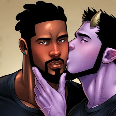 isaiah shade and deimos from Patrick Fillion's comic