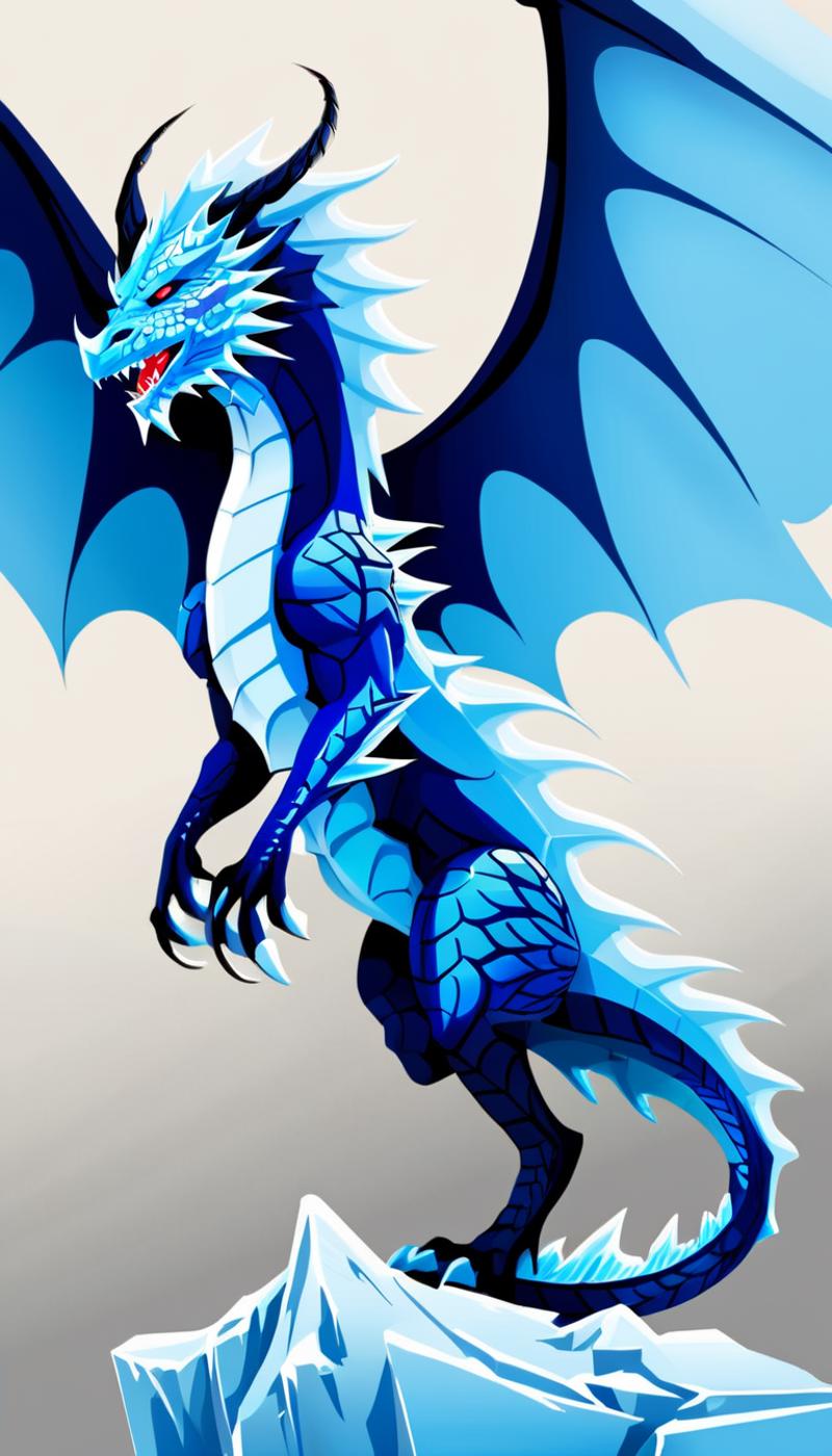 Ice Dragon LoRA XL image by Hevok