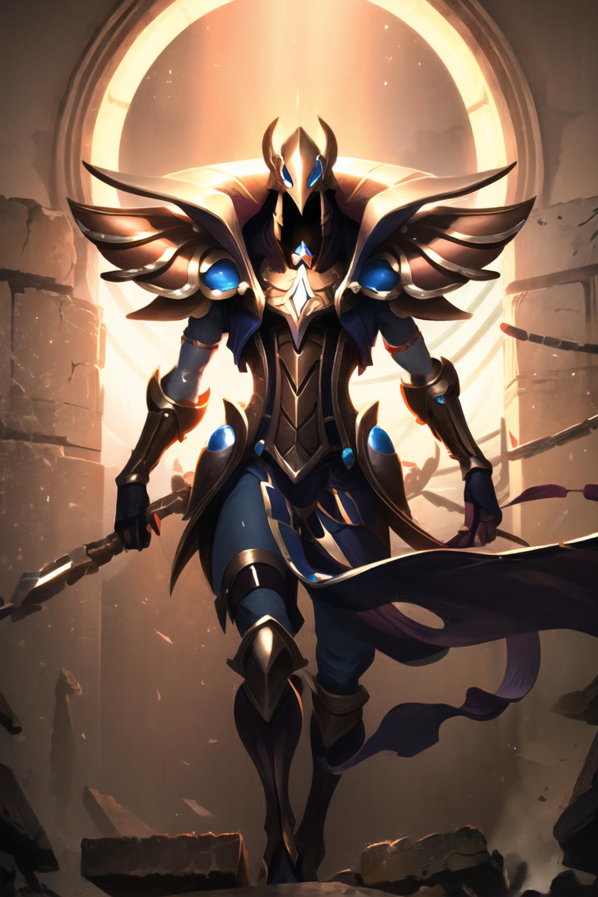 Azir the Emperor of the Sands | League of Legends | LoRa image by FallenIncursio