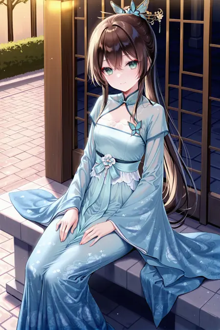 [cosplay][costume]chen hai (sylvan gaden's embroidery) Azur Lane/碧蓝航线 镇海 苏绣 汉服