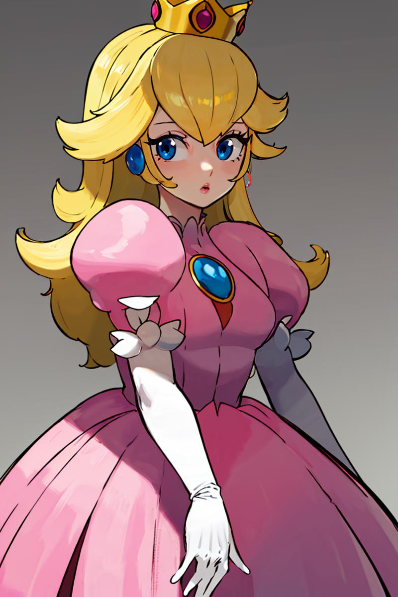 Princess Peach (ピーチ姫) - Super Mario Bros - COMMISSION image by CitronLegacy