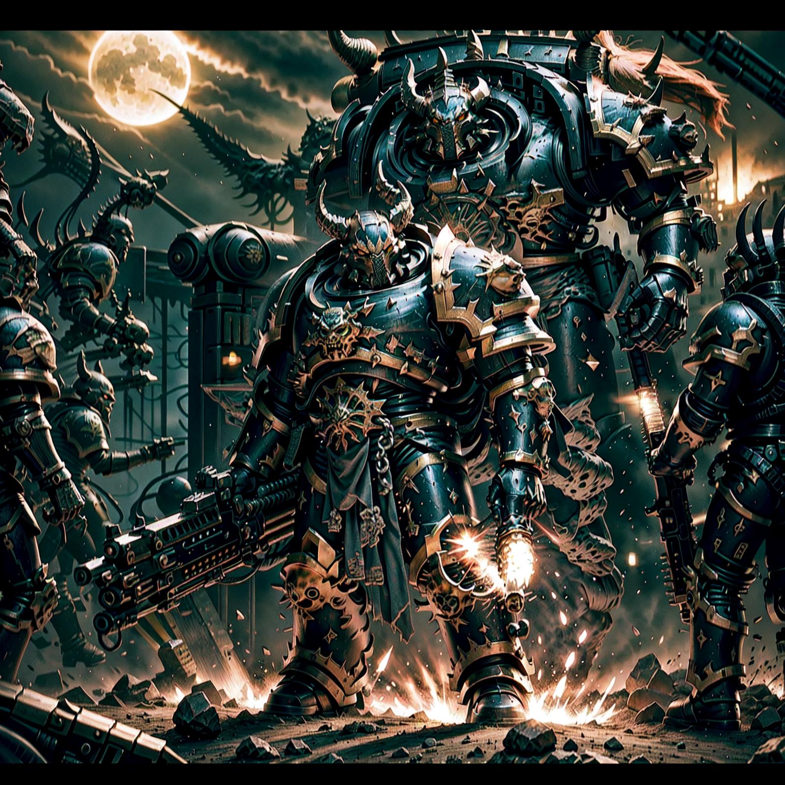 Abbadon the Despoiler and the Black Legion image by Dercius