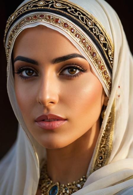 ((best quality)), ((detailed)), ((masterpiece)), (Extraordinary), (Phenomenal), (Phenomenal), Woman, Middle Eastern, Arabian, Levantine, Photograph, Picture, Photo, Beautifully lit, Gorgeously illuminated, Exquisitely lit, Beautiful glow, Shallow depth of field, Subject isolation