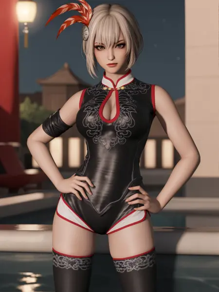 真·三国无双8_吕玲绮_肚兜风服装_Dynasty Warriors 8_Lu Lingqi