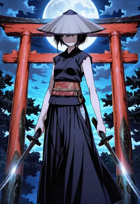 Kasa (bamboo hat) 笠, 斗笠
