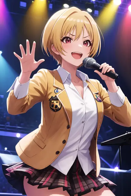 Juri Saijo/西城樹里/Saijo Juri (THE iDOLM@STER Shiny Colors) LoRA | 3 Outfits (School Uniform, Maid, and Swimsuit)