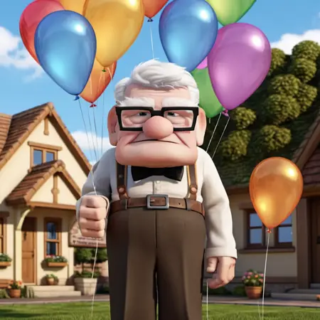 Carl Fredricksen - SDXL