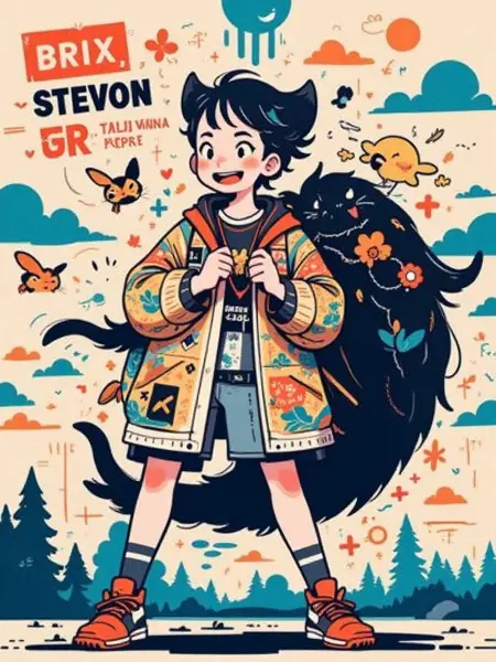 Toki_no_-F.1 Creative Flat Illustration Poster