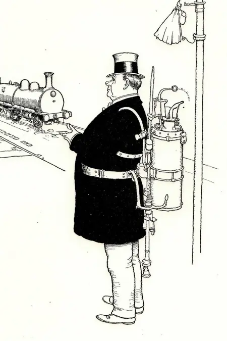 British Rube Goldberg: W. Heath Robinson Illustration Style