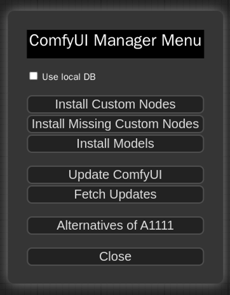 ComfyUI Manager v0.11