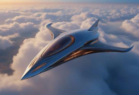 A futuristic looking alien spaceship flies above the clouds on Earth, (spaceship is aerodynamic, symmetrical, oblong, enormous ship, light colours, smooth sides, sleek, imposing, huge, graceful), view from side, suspenseful atmosphere, cinematic lighting, 8k, ultra realistic, hyper detailed, sci-fy, cinematic lighting, highlights, gritty atmosphereRAW, (realistic photo, best quality, detailed), (8k wallpaper), (cinematic lighting, dramatic lighting), (sharp focus, intricate)