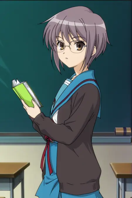 Suzumiya Haruhi no Yuuutsu - Yuki Nagato [Illustrious] [COMMISSION]