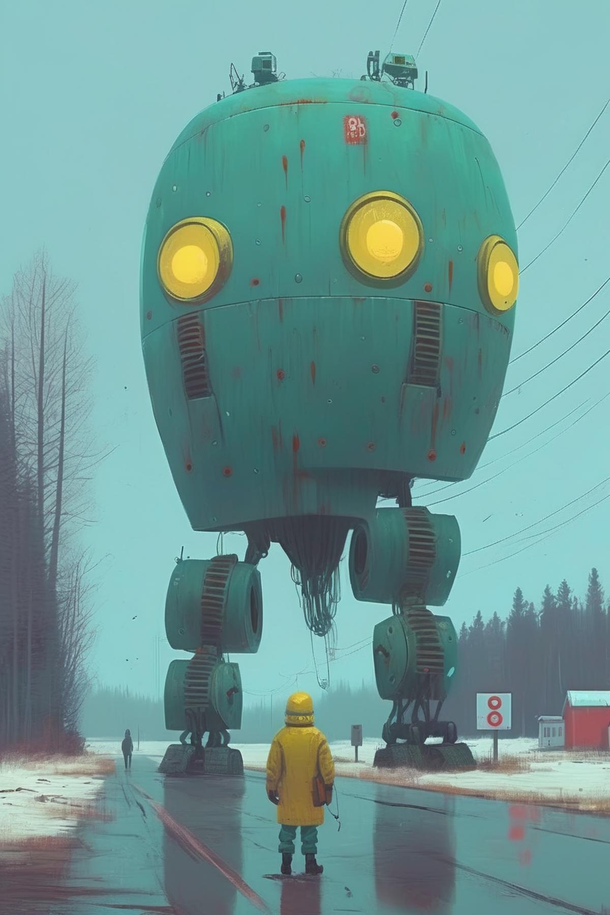 Simon Stålenhag Style image by Kappa_Neuro