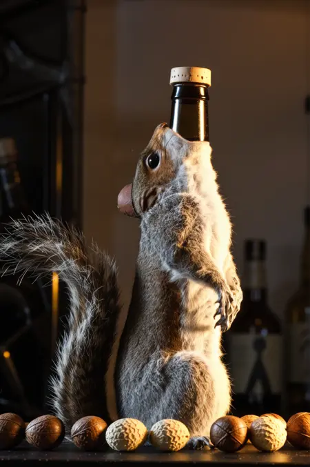 Thirsty Squirrel