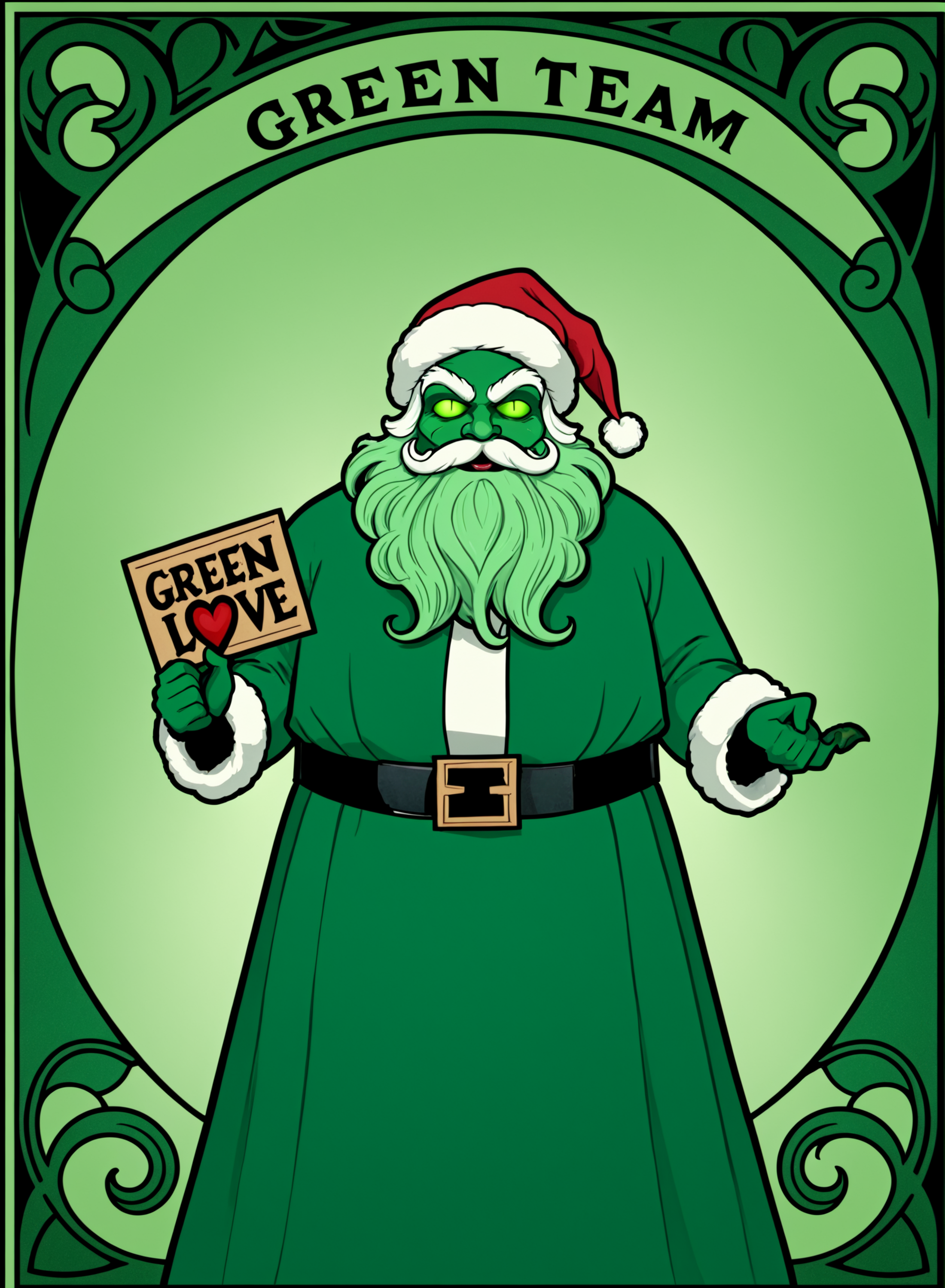 AI Overlord Santas - The Green Team LoRA image by duskfallcrew