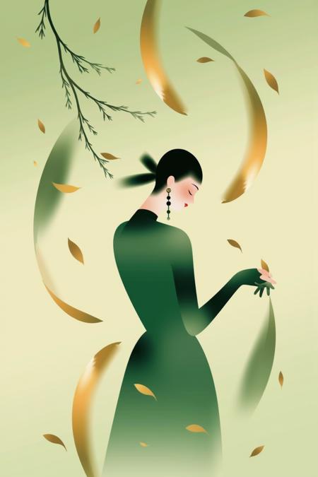 Flux.1_Minimalist Oriental Art Poster v1.0