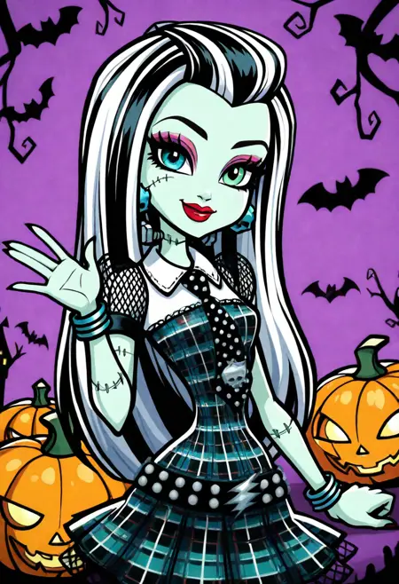 Frankie Stein (Monster High) [Illustrious & Pony]