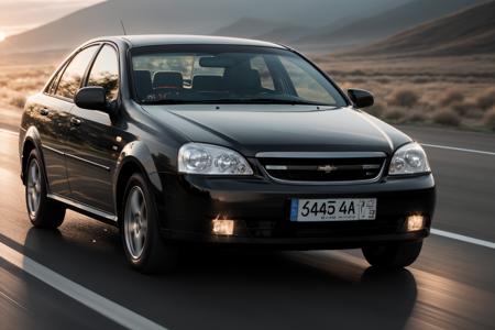 photo of a chevylcht car, 8k uhd, high quality, road, sunset, motion blur, depth blur, cinematic, filmic image 4k, 8k with [George Miller's Mad Max style]. The image should be [ultra-realistic], with [high-resolution] captured in [natural light]. The lighting should create [soft shadows] and showcase the [raw] and [vibrant colors], volumetric dtx, depth blur, blurry background, bokeh, (motion blur:1.001) <lora:chevylcht:1>