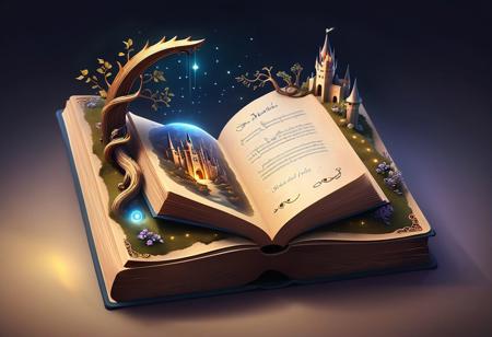 A realistic image of a fantastic landing page designed like an ancient enchanted book. A special font, resembling an ancient manuscript, gives a sense of authenticity. Spectacular vector illustrations of magical creatures, breathtaking landscapes and fantastic architecture decorate the page. Micro-interactive animations give life to the page, like a light flickering of light on top of the writing or a gentle movement of magical creatures. A special soundtrack, combining classical music with sounds from the fantastic world, creates a magical and mysterious atmosphere. The title is written in a unique and attention-grabbing handwriting. The content is written in rich and imaginative language, using fantastic terms. The CTA button is designed like a magical gate, inviting the user to enter a new world. A registration form is integrated into an ancient book, where the user can enter his name and contact information. Responsive design adapted to any screen, while maintaining the fantastic atmosphere.
Text: "New style artificial intelligence, artistic photo creation"