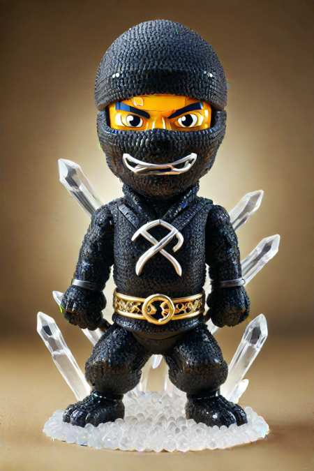(((cartoon ninja made of crystals)))   <lora:mo:0.8>