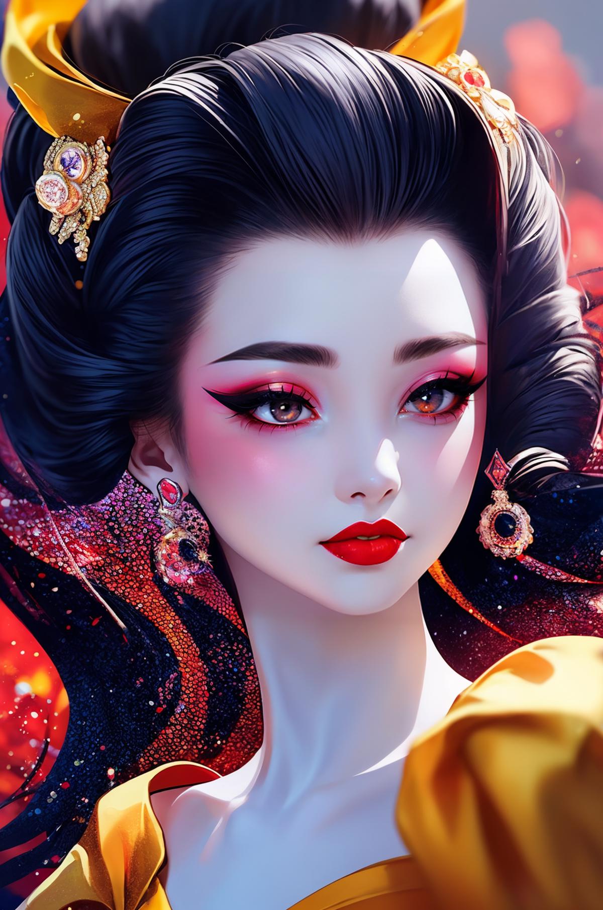 Geisha Makeup image by headupdef