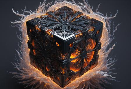 Abstract style a black and white cube with a lot of snow on it,intricate render,pixiv,deep dark blue,intricate abstract upper body,large cyberarrays data holograms,fractal,cage,( ( isometric ) ),in style of stanislav vovchuk,processor,intricate image,, <lora:a1bs2trac1t:1>,a1bs2trac1t,, Fire Dragon aura concept art, fiery orange aura that spirals like a storm, red shimmering effect across the body with yellow flickering, flame-like energy motions, eyes glow with the fiery orange aura's color, dynamic shadows, shadows shift and move unnaturally, the aura influences the surroundings, such as igniting nearby objects, frosting the ground, or distorting the air. (Beeple, holography, eyes), . Non-representational, colors and shapes, expression of feelings, imaginative, highly detailed