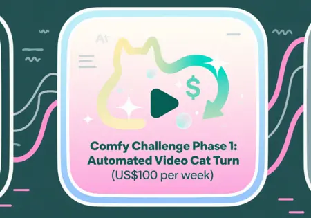 Comfy Challenge Phase 1: Automated Video Cat Turn (US$100 per week)
