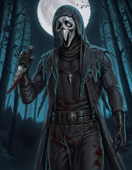 Ghost Face Nevermore Skin (Dead by Daylight)(IIIustrious)