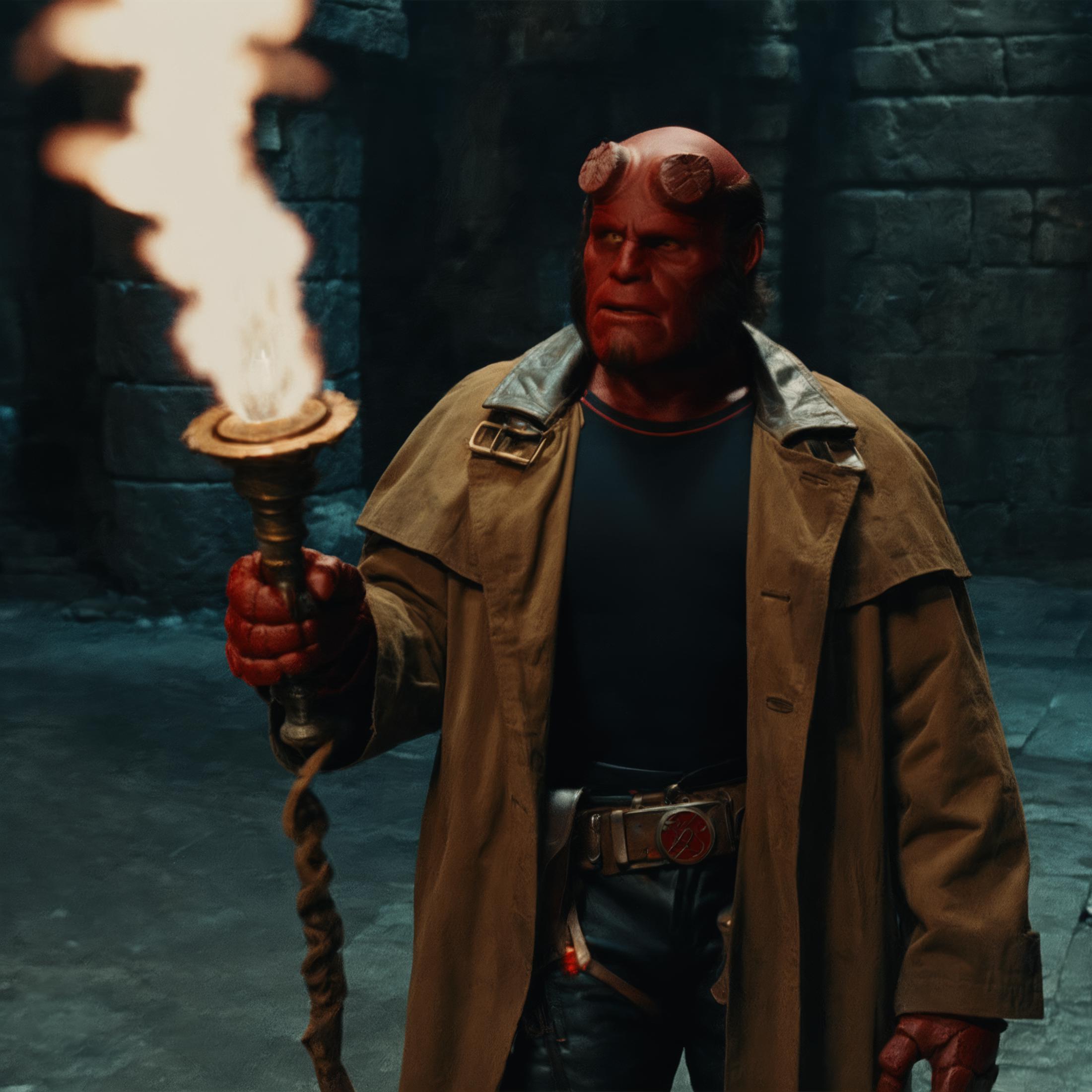 Ron Perlman Hellboy image by thesilvermoth