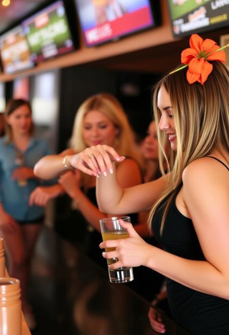 learning tricks from hooters waitresses