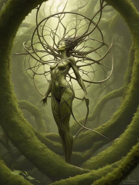 dryad, surreal, abstract,