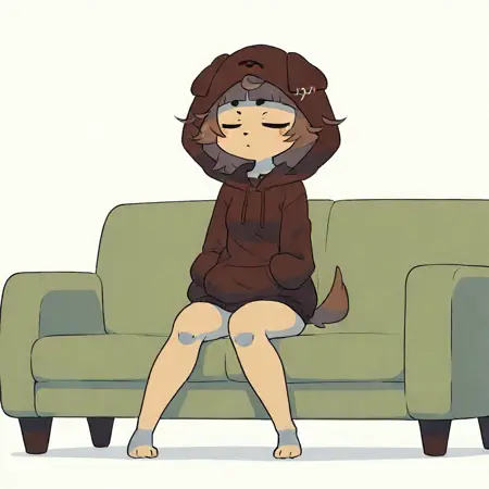 Mimi the dog -Typh