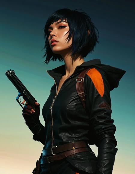 Cosplay-Artists, Envision a piece of art that combines the dark, gritty atmospheres of Nico Delort, Annie Stegg Gerard with the vibrant, dynamic styles of Loish, Nico Delort to create a sense of wonder and enchantment, inspired by the imaginative styles of Loish, Ian McQue.