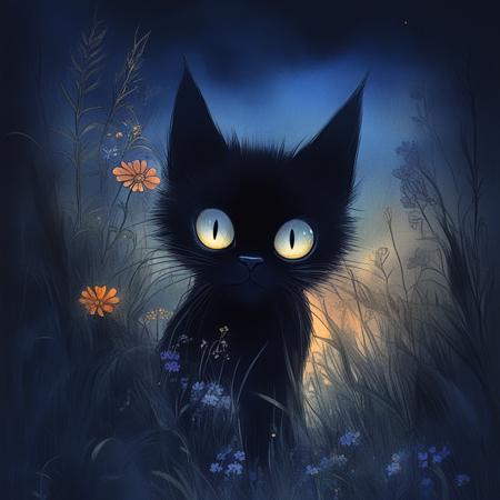 Dark Ghibli Fairytales SDXL