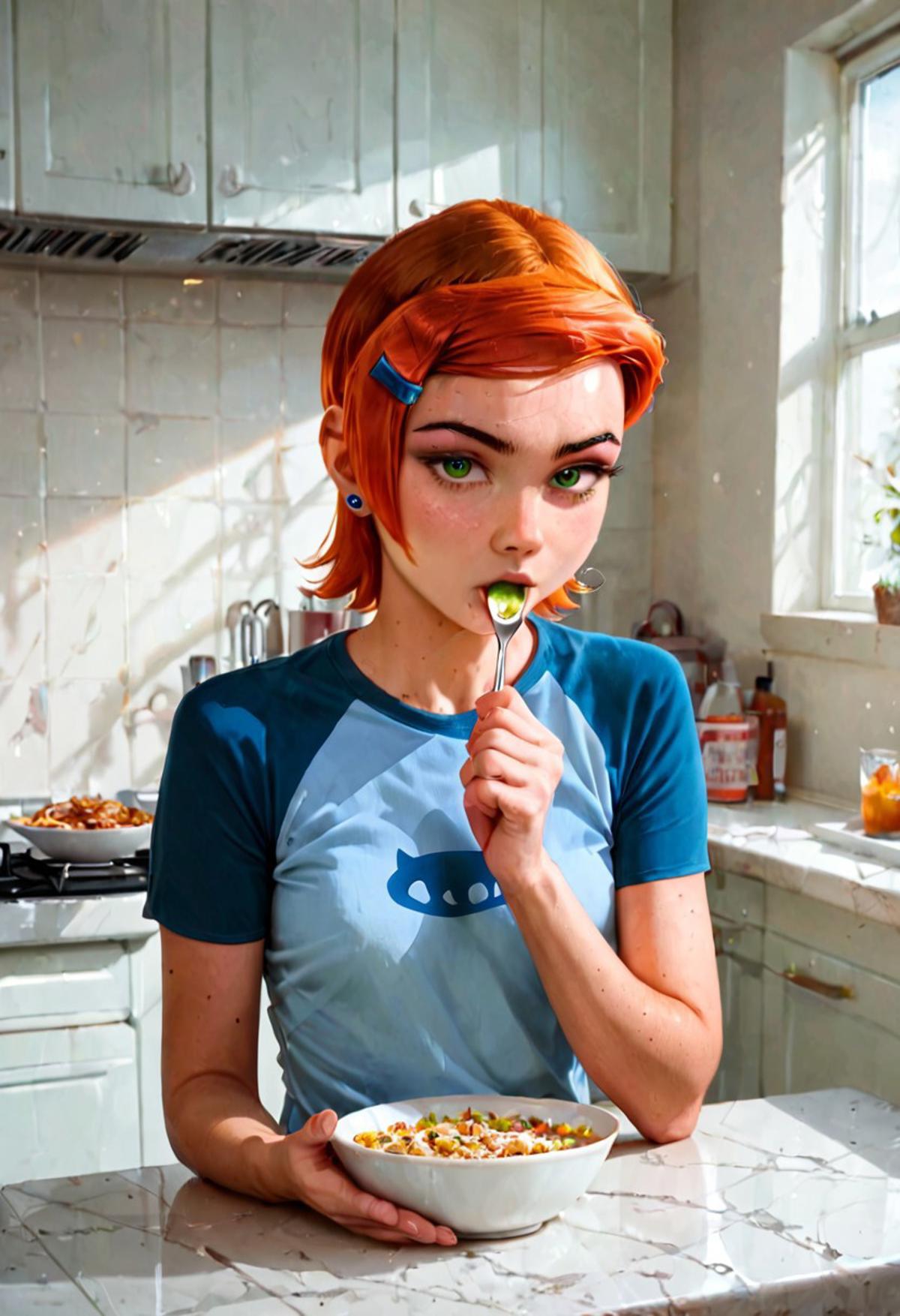 Civitai | Use my Gwen Tennyson (Ben10) - XL lora for image generation |  woofie
