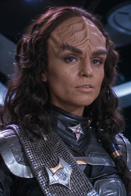 klingon forehead ridge thick eyebrows dark skin