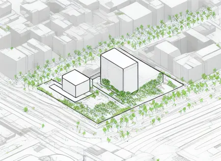 XSArchi_142Positive view analysis diagram正视角分析图