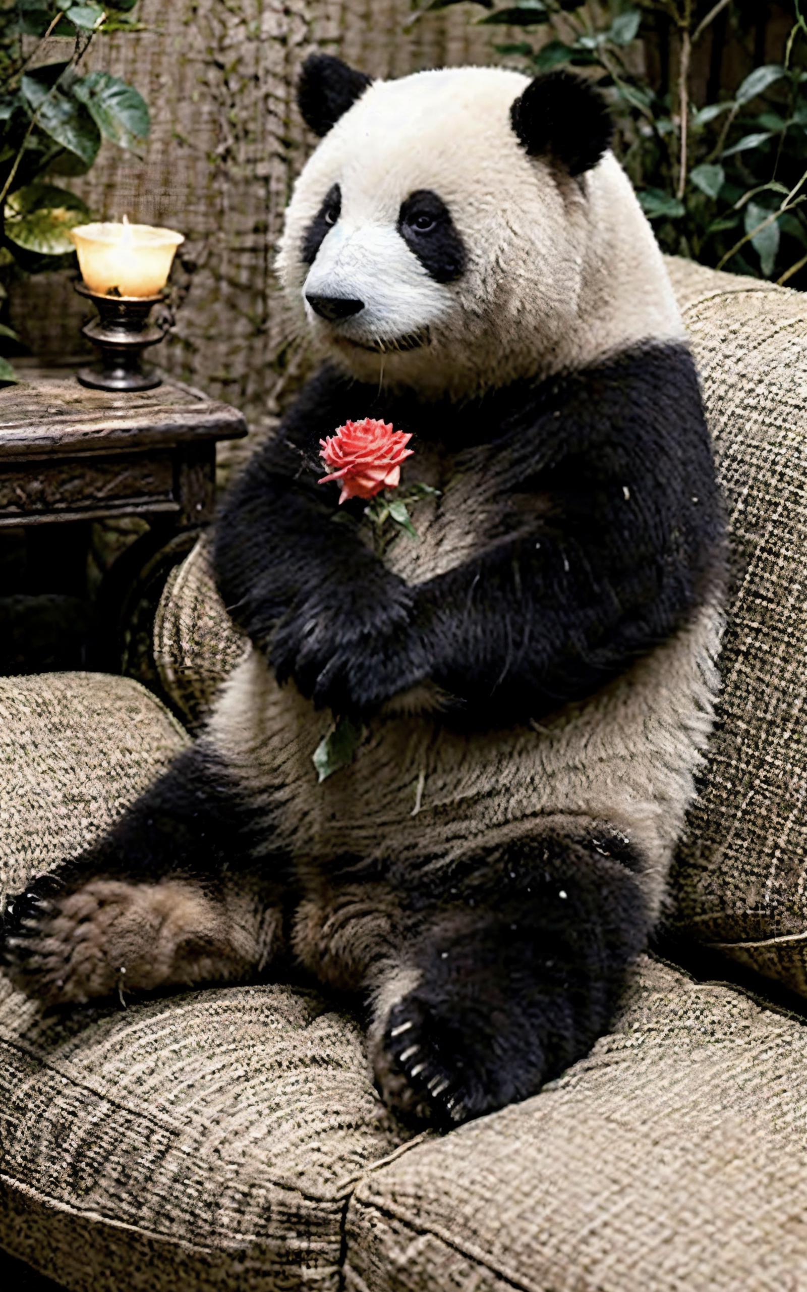 Internet celebrity panda-Hehua image by Gostar