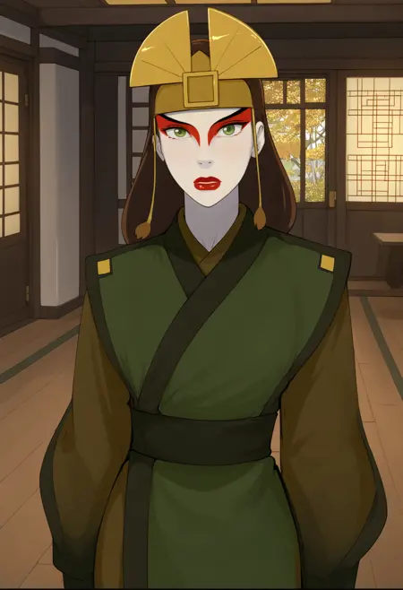 Kyoshi, Earth Kingdom-born Avatar, (The Legend of Korra, Four Elements Trainer), LoRA, PonyXL