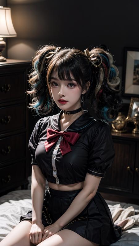 harley quinn,twintails