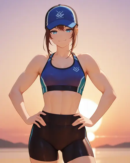 Athletic Build Girls (Body type)