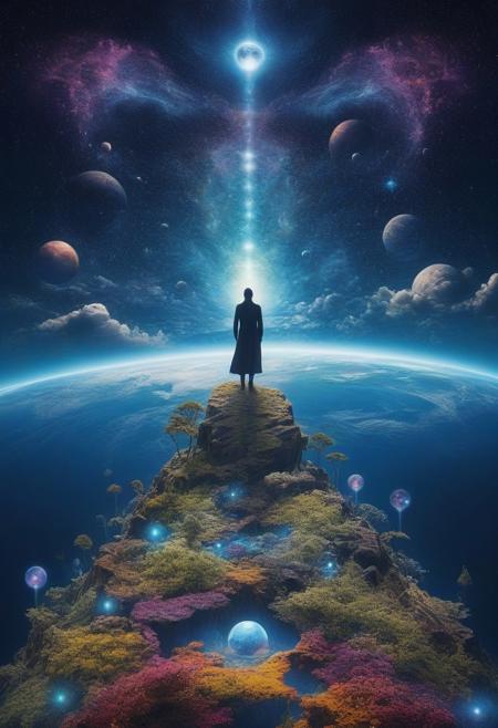 Surreal, psychedelic consciousness and multiplicity of avatars within astral projection and multidimensional travelers