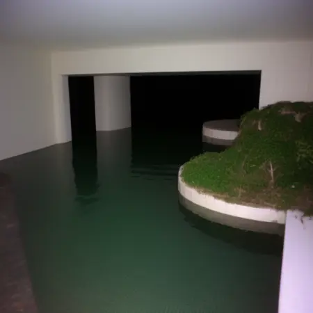 Realistic Poolroom - Backroom, Liminal Space Lycoris