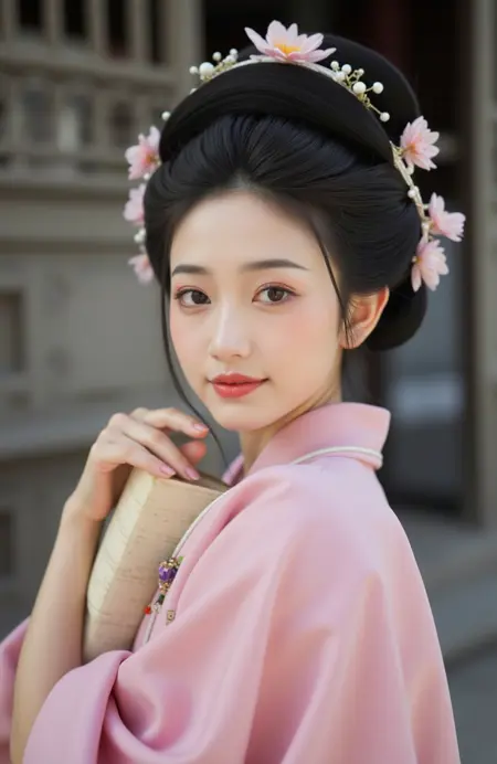 古风女孩汉服FLUX