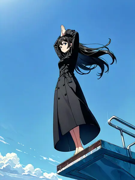 girl like high diving