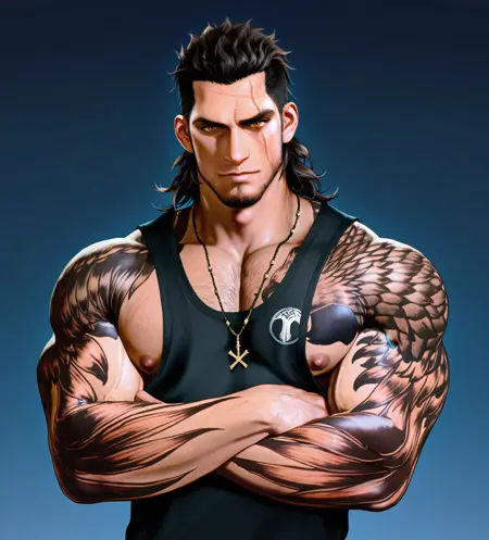 Gladiolus Amicitia - Final Fantasy XV (PonyXL+Illustrious)