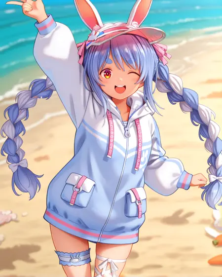 Usada Pekora Summer Outfit (Hololive)