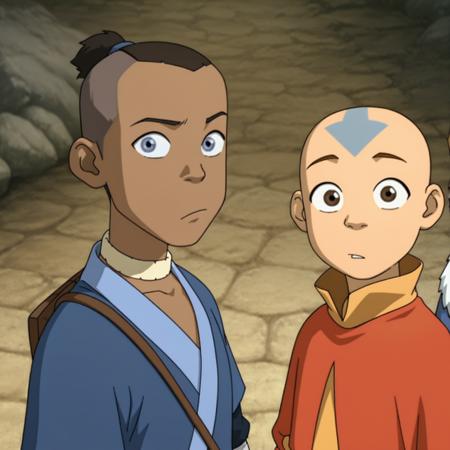 Aang and Sokka v2